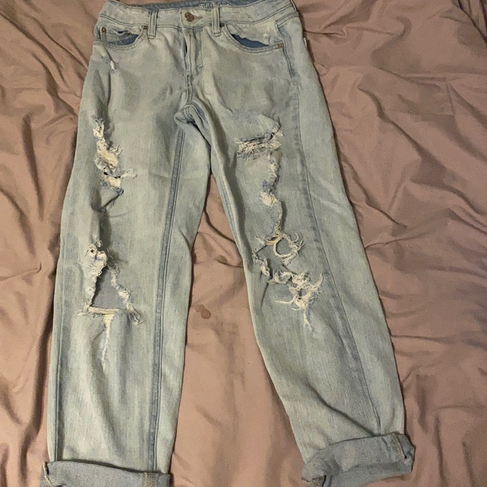 Target mom jeans ripped